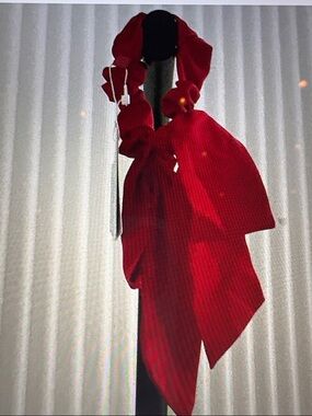 lululemon athletica Red Big Bow Uplifting Scrunchie